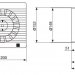 Venture Industries - wentylator domowy osiowy Decor - jednofazowy 230 V